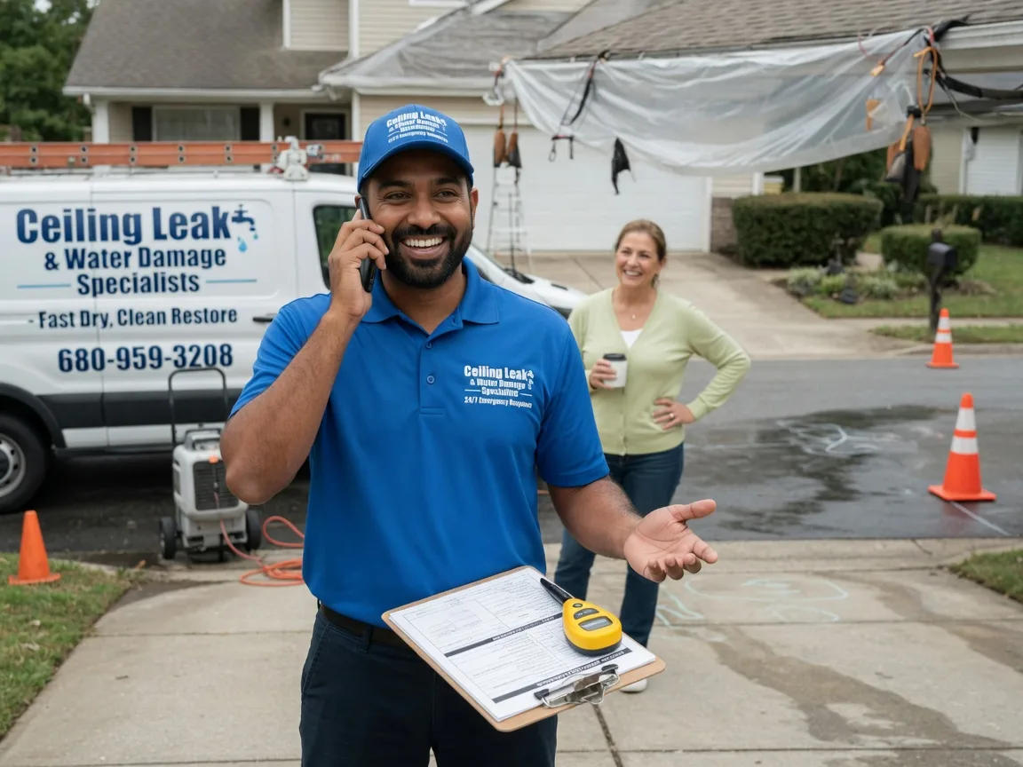 Ceiling Leak Cleanup Valparaiso, NE FAQs